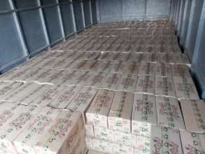 1,000 boxes of soap to unload