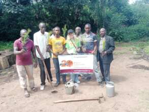 Tree planting protecting the water source