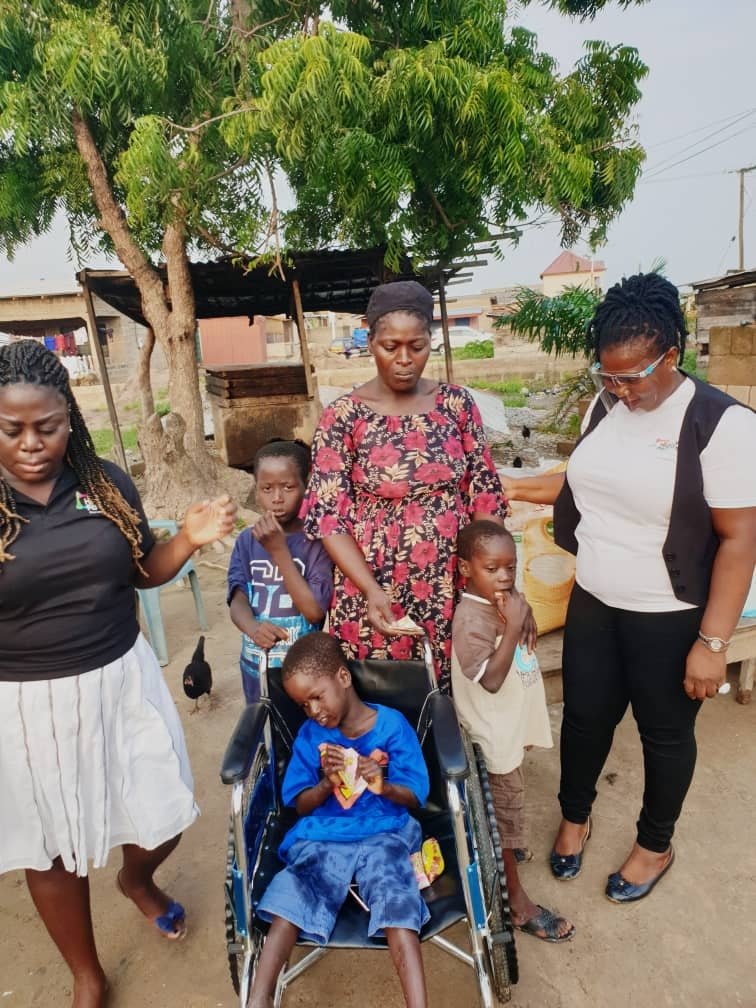Feed 400 Neglected Disabled Children in Ghana