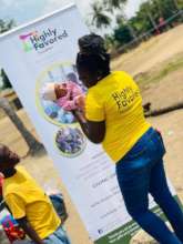 Donated food & clothing to a poor mum & new born