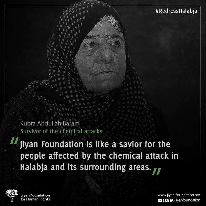 Aid Gas Attack Survivors in Halabja Kurdistan Iraq