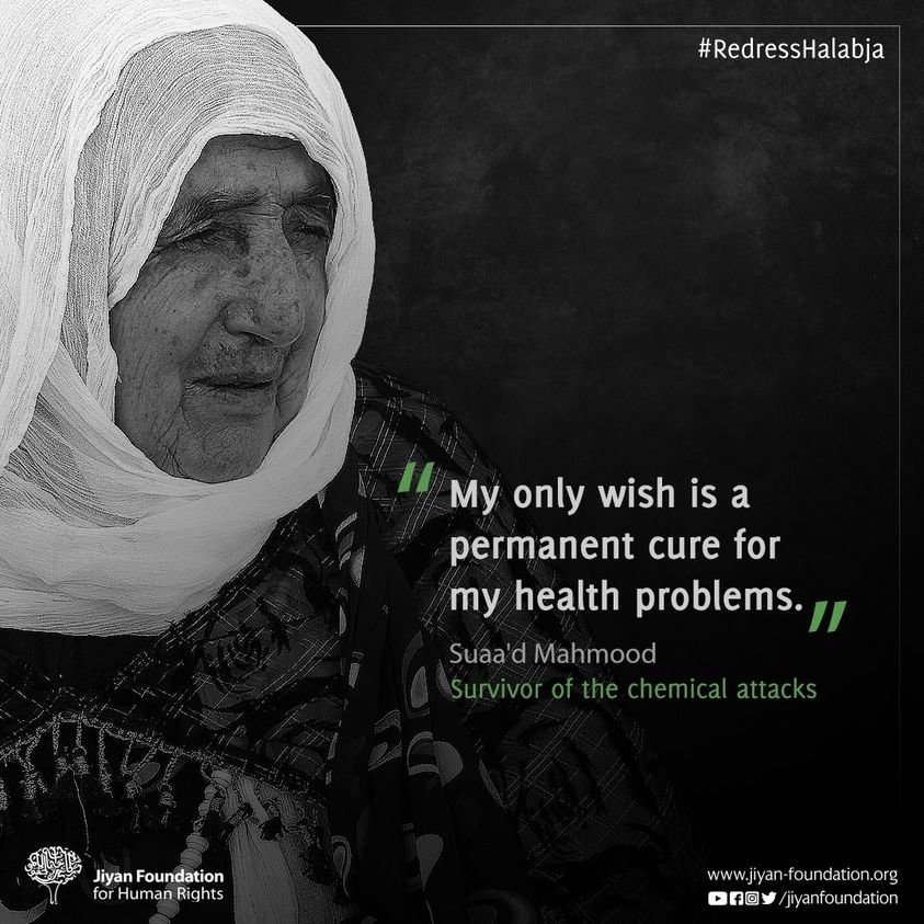 Aid Gas Attack Survivors in Halabja Kurdistan Iraq