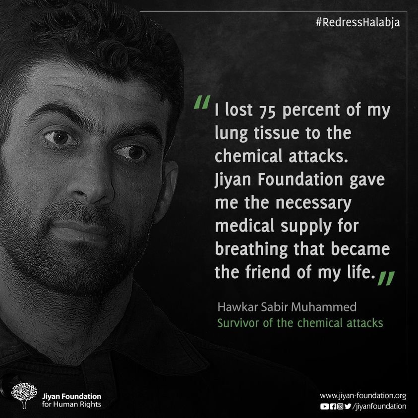 Aid Gas Attack Survivors in Halabja Kurdistan Iraq