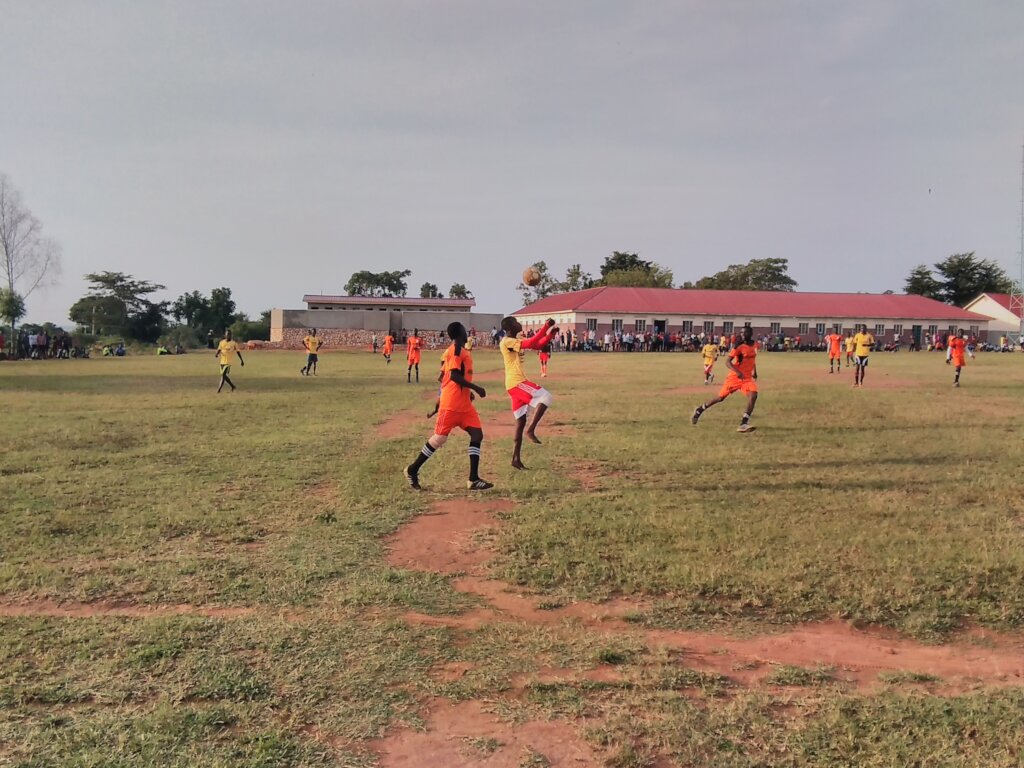 Children Play games in their sponsored orphanage