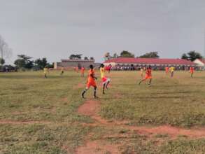 Children Play games in their sponsored orphanage