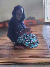 Grace, looking worried, after we took her picture