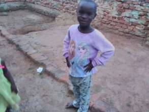 Jonathan 6, excited to get new clothes