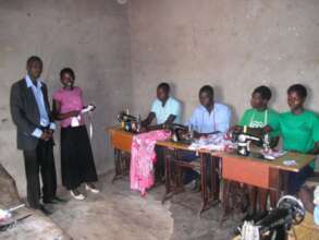 Tailoring program for girl's, skills development