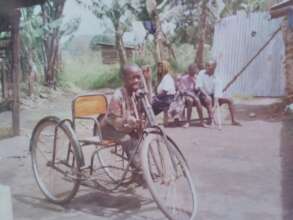 Disability affected street girl children