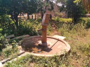 Borehole at the orphanage
