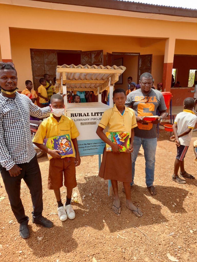 Build 30 little libraries for 30 villages in Ghana