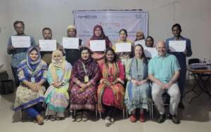 Trainers and trainees at Symbiosis