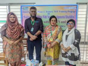 L2 Trainers in Training with their Master Trainer