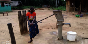 Water well functioning.