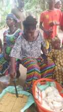 Women doing business (Selling soap)