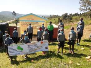 New toilet block is opened at Ewat Primary school