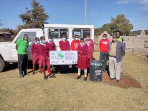 February distribution of hand washing resources
