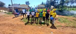 Health school club clean up local market area