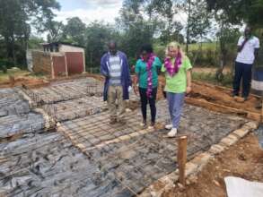 Kiptugumo School new latrine under construction