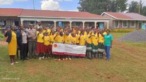 Students at Chemamul secondary & Cheptigit primary