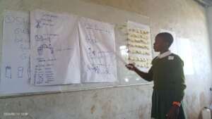 Classroom learning good health practices at school