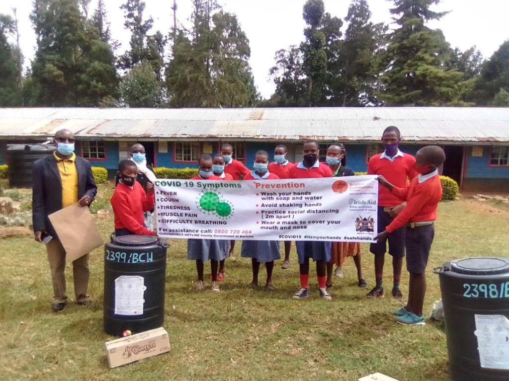 Keep 300 schools in rural Kenya safe from COVID-19