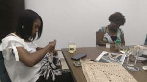 Artisans at the workshop