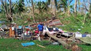 Human and Physical site damage Red Cross photos