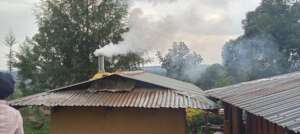 Chimney emitting smoke after installation