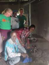 Moment of truth as stove is lit