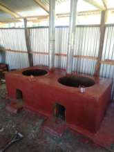 Picture of new stove & kitchen at Murao Secondary
