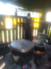 Picture of old stove at Murao Secondary School