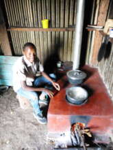 Wycliffe with his smokeless stove