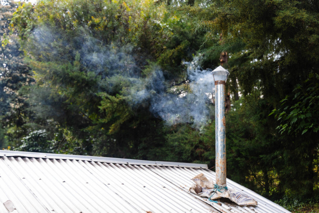 Celebrations when the first smoke appears