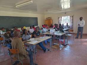 Classroom work learning how stoves are constructed