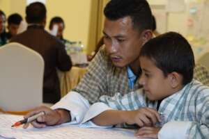 Child Interacting with the Local Government Leader