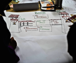 Bridging the gab exercise between Youth and Leader