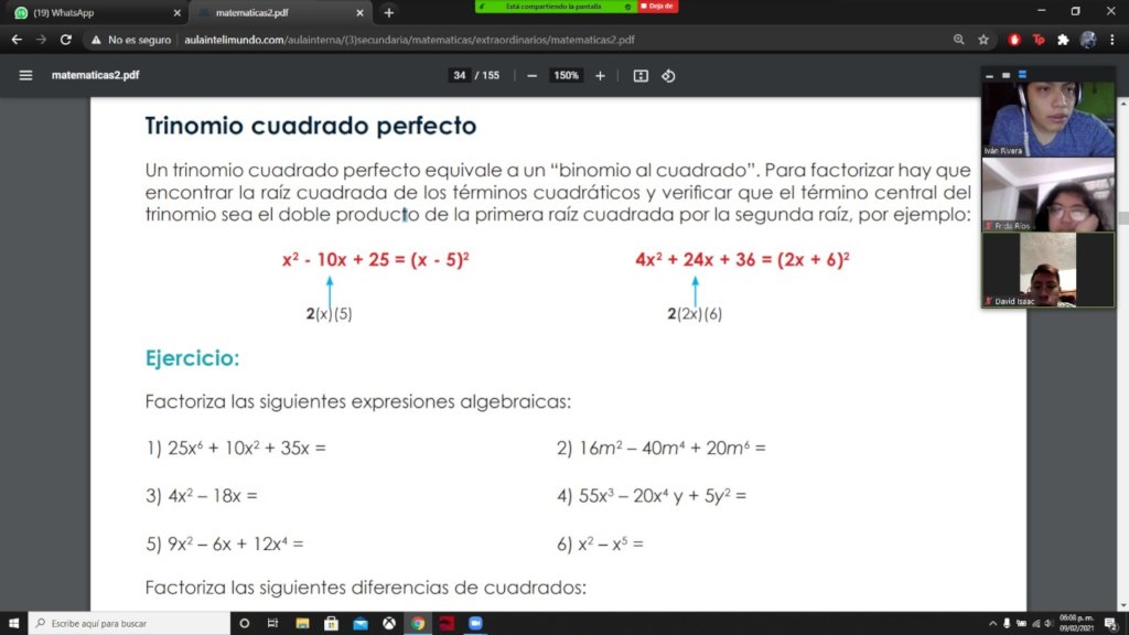 Embracing math in the mexican youth, mainly girls