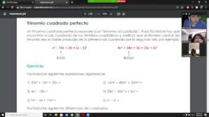 Support online Math lessons