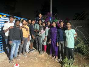 Shelter staff celebrating Diwali