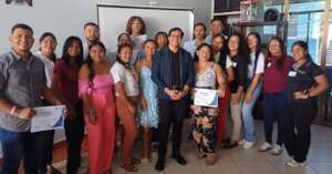 Participants in Public Speaking Workshop