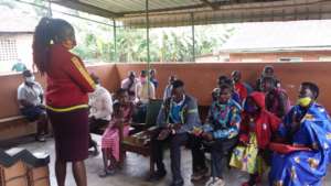 Peace attending an adolescent club meeting