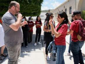 Laurita with Dr. Chris Kurz