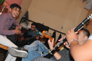 Support Roma Pupils Playing Music Instruments - MK