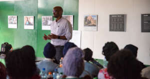 Ken Kimani at the Scholarships Day