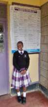 Scholarship student at Loise Girls School