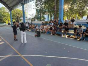 Taller en el torneo