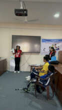 Session among students with physical disability