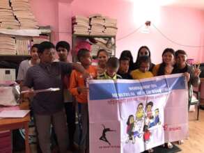 Session among visually impaired students