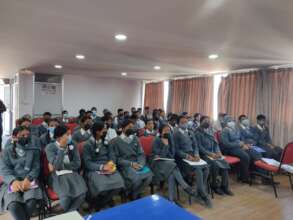 Students attending the workshop